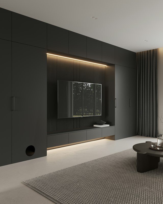 Everything in its place: clean, modern home interior