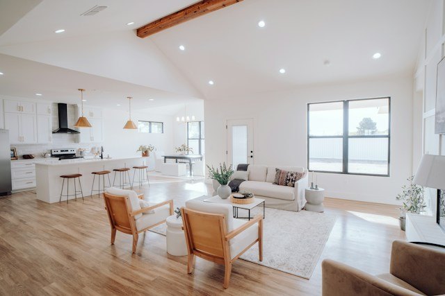 Kitchen ready: clean, modern home interior